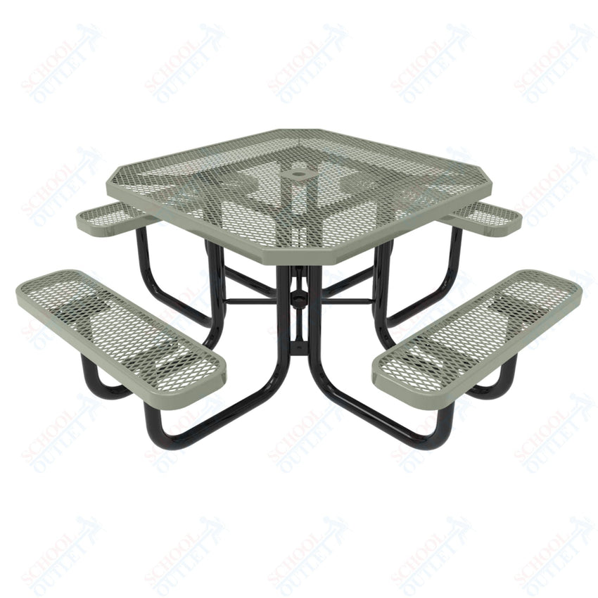 MyTcoat MYT - TOT46 46″ Octagon Portable Picnic Table (76"W x 76"D x 30"H) - SchoolOutlet