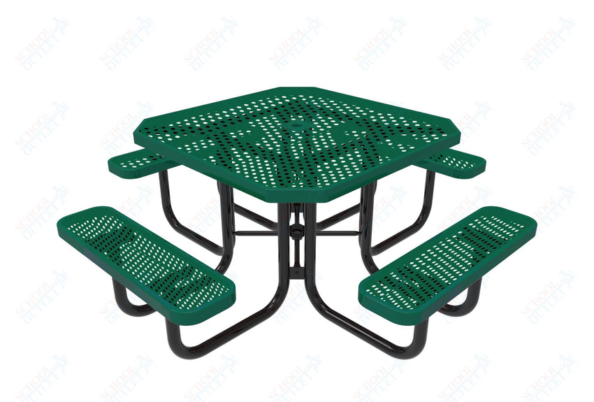 MyTcoat MYT - TOT46 46″ Octagon Portable Picnic Table (76"W x 76"D x 30"H) - SchoolOutlet