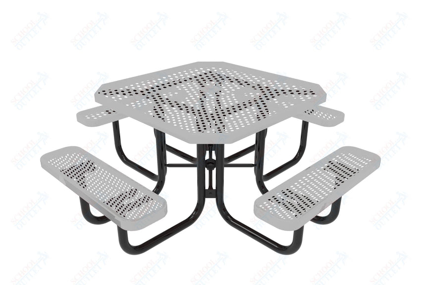 MyTcoat MYT - TOT46 46″ Octagon Portable Picnic Table (76"W x 76"D x 30"H) - SchoolOutlet