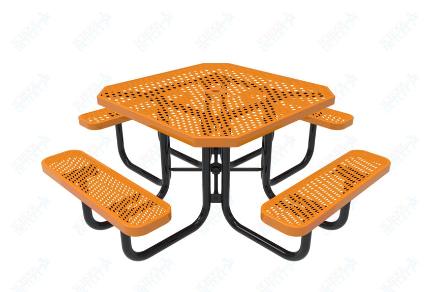 MyTcoat MYT - TOT46 46″ Octagon Portable Picnic Table (76"W x 76"D x 30"H) - SchoolOutlet