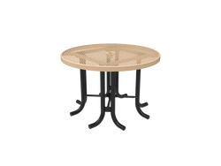 MyTcoat 46" Round Patio Picnic Table - No Seats - 30"H (MYT-TPR46-66)