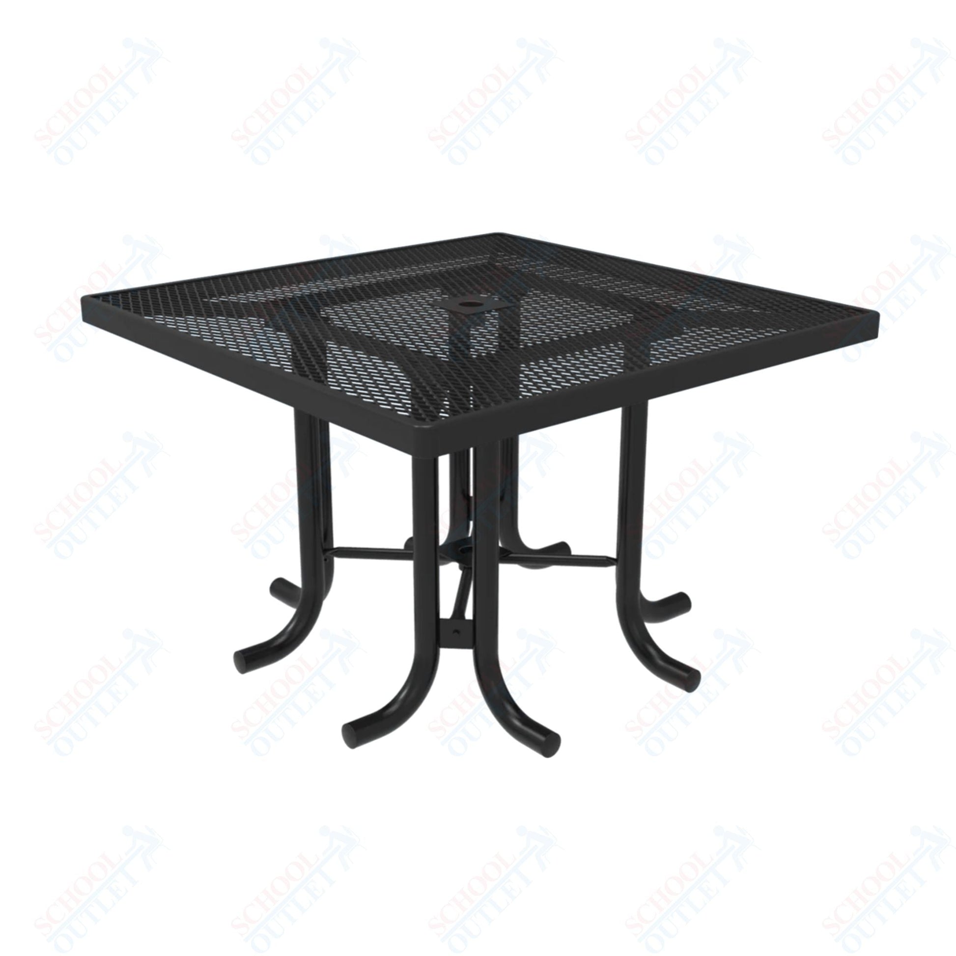 MyTcoat 46" Square Patio Picnic Table - No Seats - 46"W x 46"D x 30"H (MYT - TPS46 - 66) - SchoolOutlet