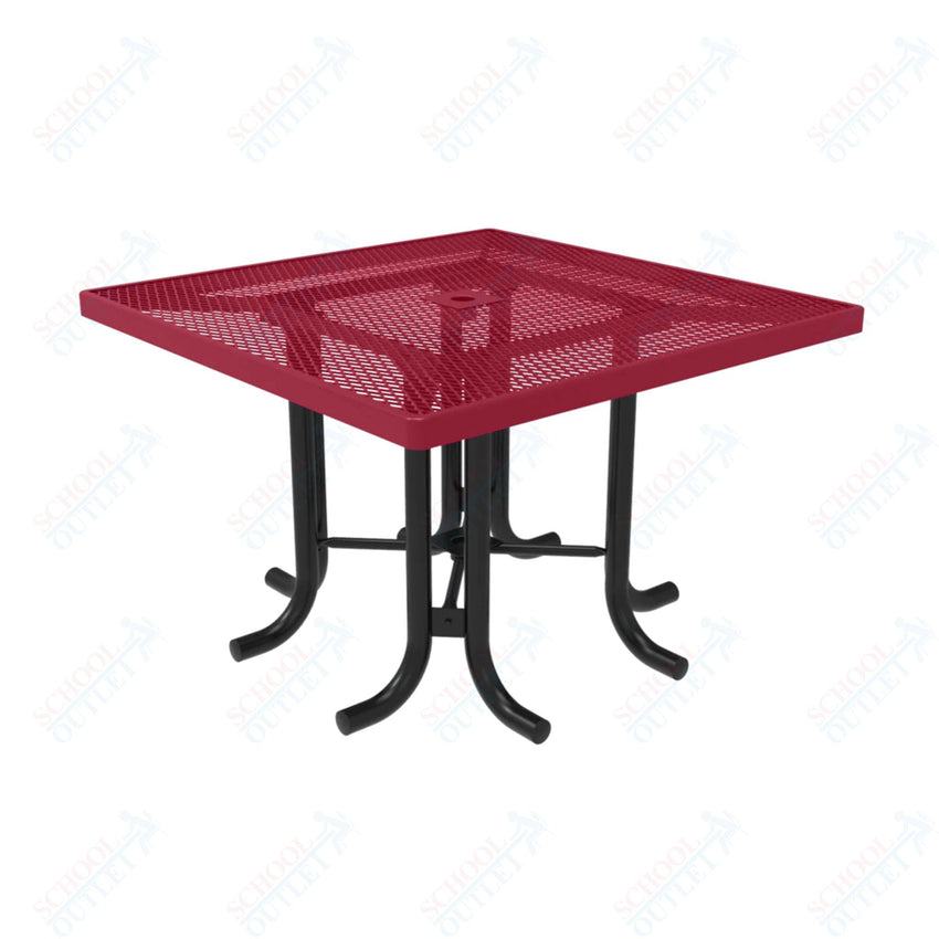 MyTcoat 46" Square Patio Picnic Table - No Seats - 46"W x 46"D x 30"H (MYT - TPS46 - 66) - SchoolOutlet