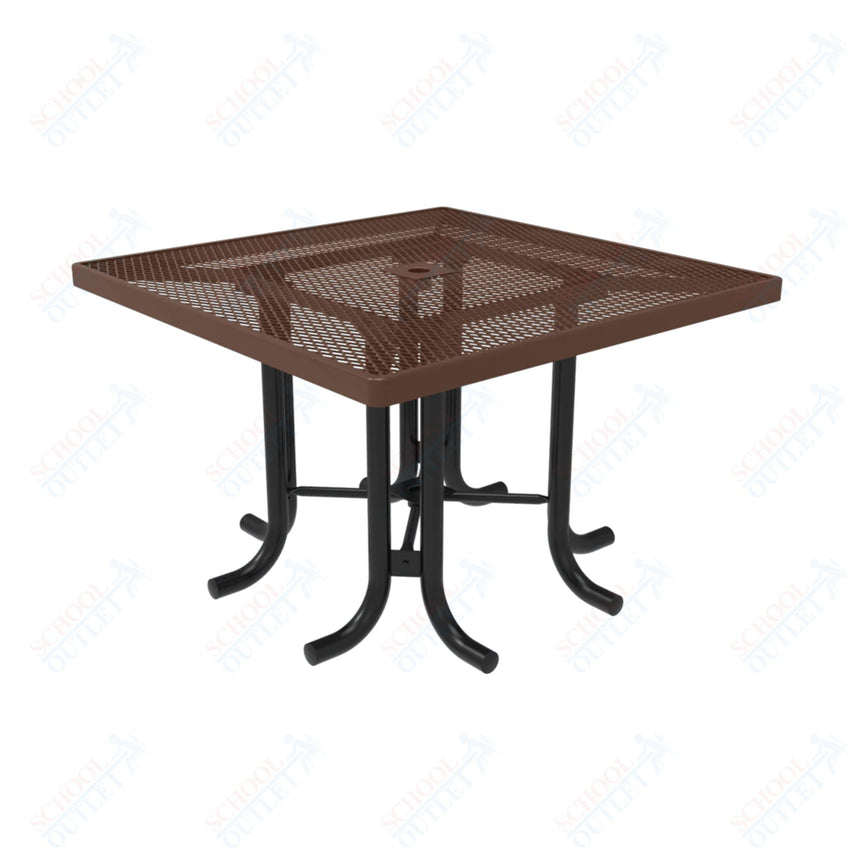 MyTcoat 46" Square Patio Picnic Table - No Seats - 46"W x 46"D x 30"H (MYT - TPS46 - 66) - SchoolOutlet