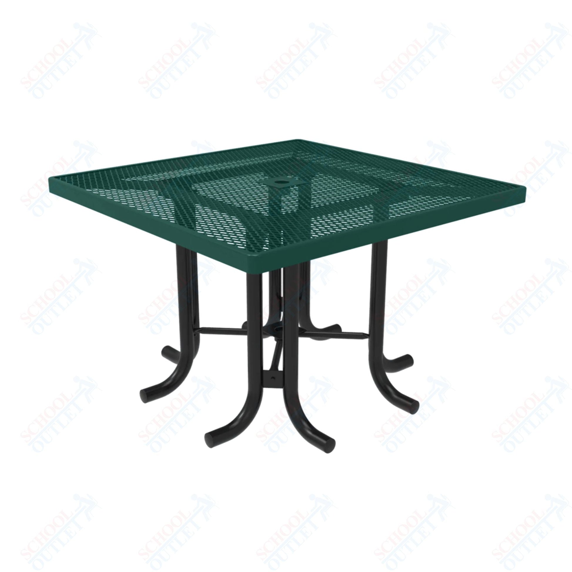 MyTcoat 46" Square Patio Picnic Table - No Seats - 46"W x 46"D x 30"H (MYT - TPS46 - 66) - SchoolOutlet