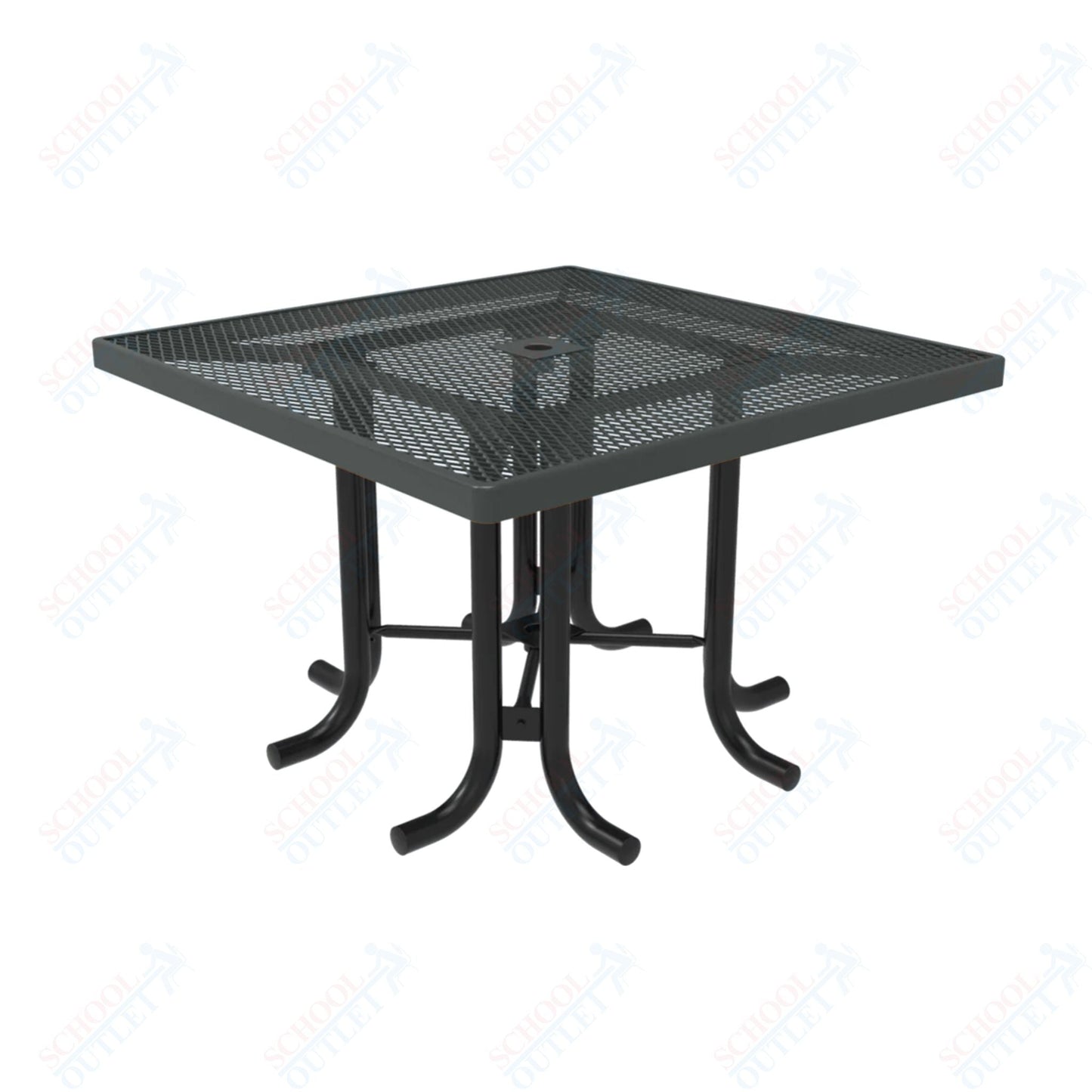 MyTcoat 46" Square Patio Picnic Table - No Seats - 46"W x 46"D x 30"H (MYT - TPS46 - 66) - SchoolOutlet