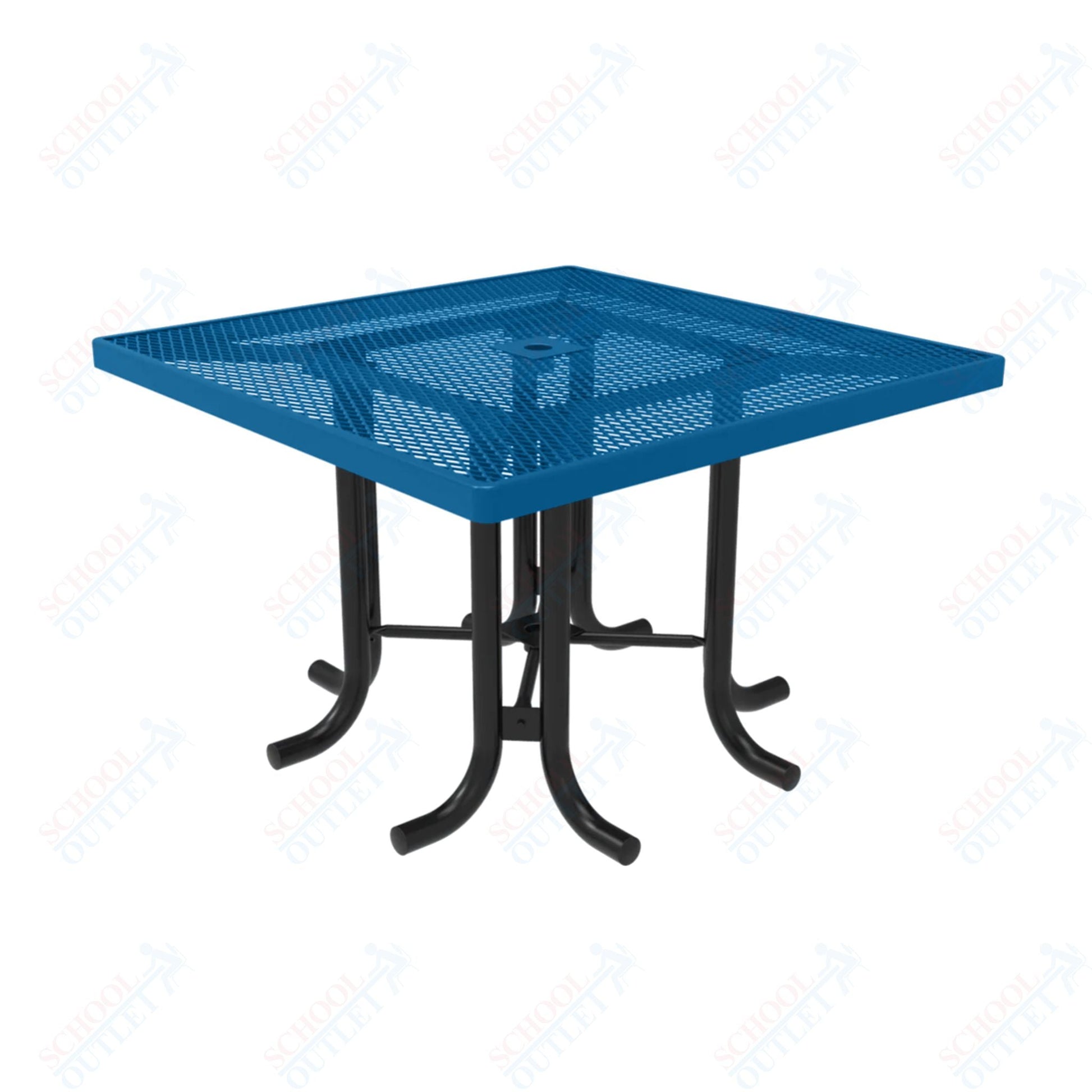MyTcoat 46" Square Patio Picnic Table - No Seats - 46"W x 46"D x 30"H (MYT - TPS46 - 66) - SchoolOutlet