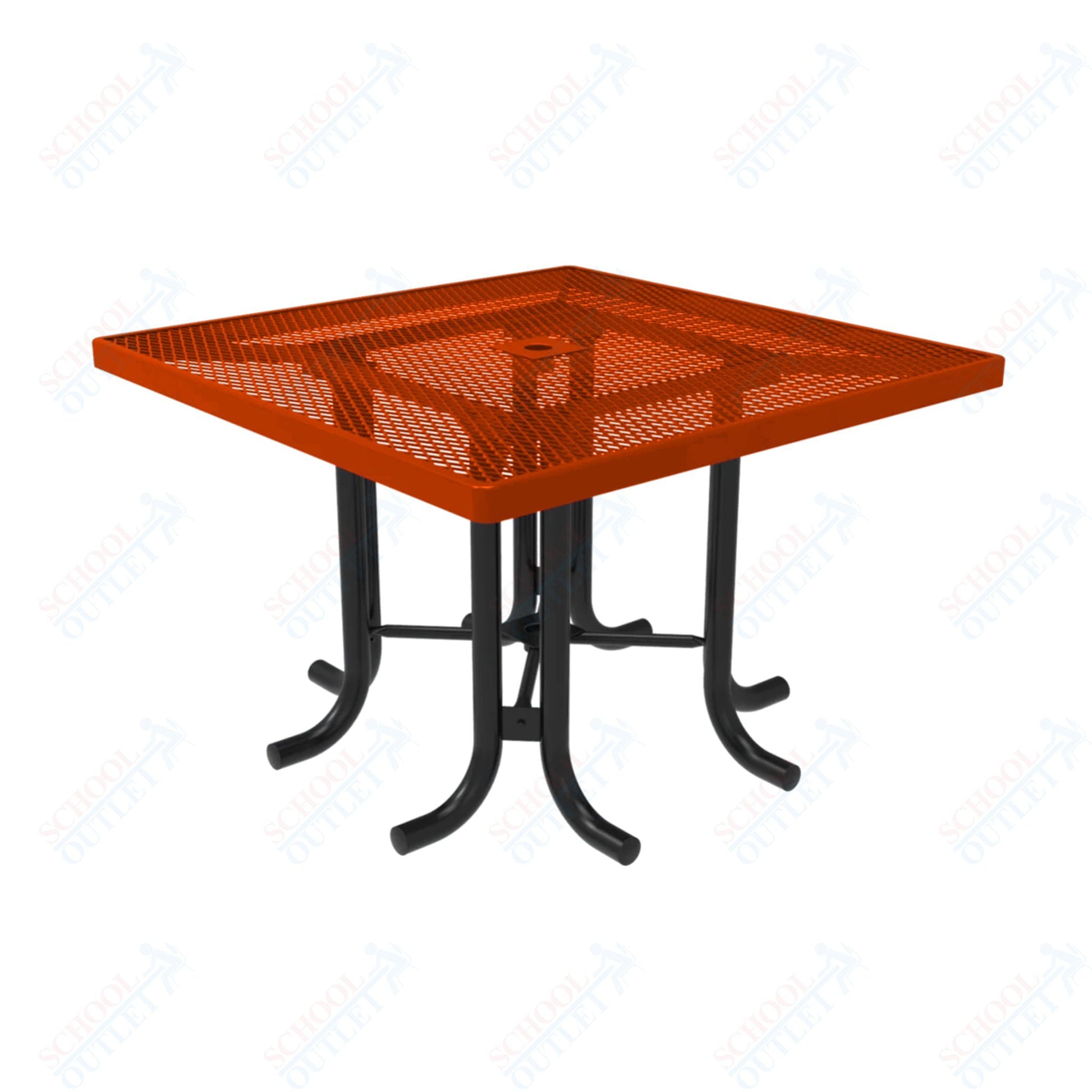 MyTcoat 46" Square Patio Picnic Table - No Seats - 46"W x 46"D x 30"H (MYT - TPS46 - 66) - SchoolOutlet