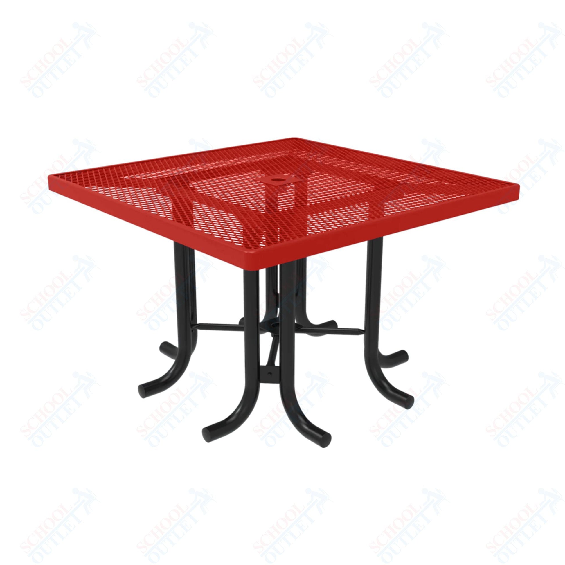 MyTcoat 46" Square Patio Picnic Table - No Seats - 46"W x 46"D x 30"H (MYT - TPS46 - 66) - SchoolOutlet