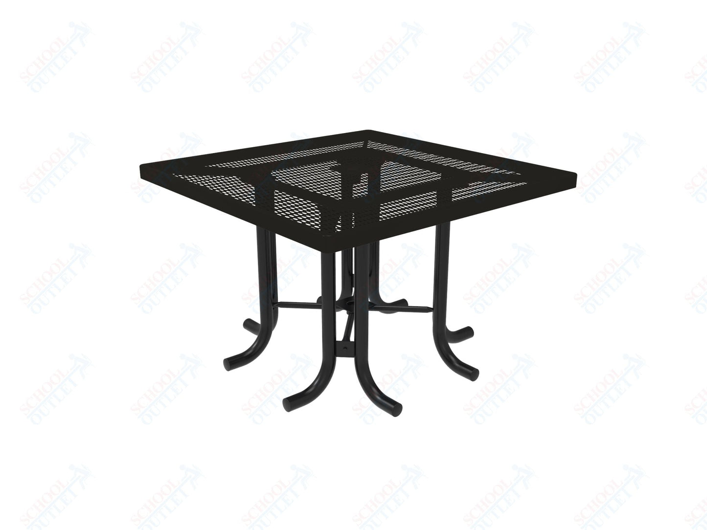 MyTcoat 46" Square Patio Picnic Table - No Seats - 46"W x 46"D x 30"H (MYT - TPS46 - 66) - SchoolOutlet
