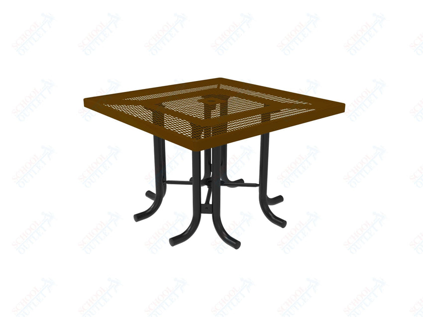 MyTcoat 46" Square Patio Picnic Table - No Seats - 46"W x 46"D x 30"H (MYT - TPS46 - 66) - SchoolOutlet