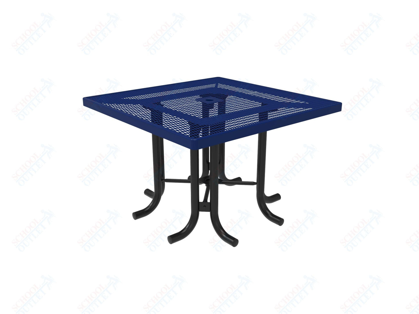 MyTcoat 46" Square Patio Picnic Table - No Seats - 46"W x 46"D x 30"H (MYT - TPS46 - 66) - SchoolOutlet