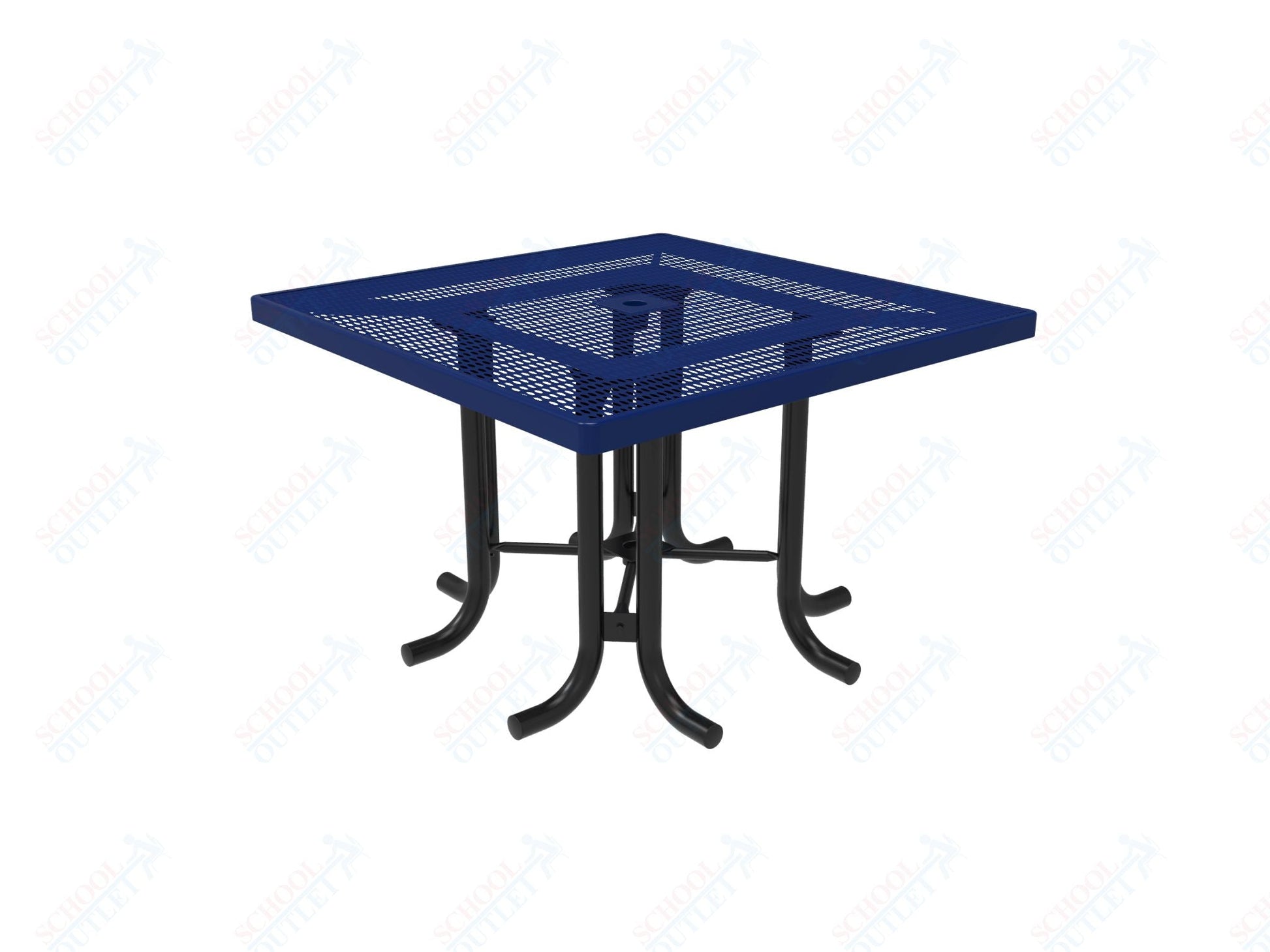 MyTcoat 46" Square Patio Picnic Table - No Seats - 46"W x 46"D x 30"H (MYT - TPS46 - 66) - SchoolOutlet