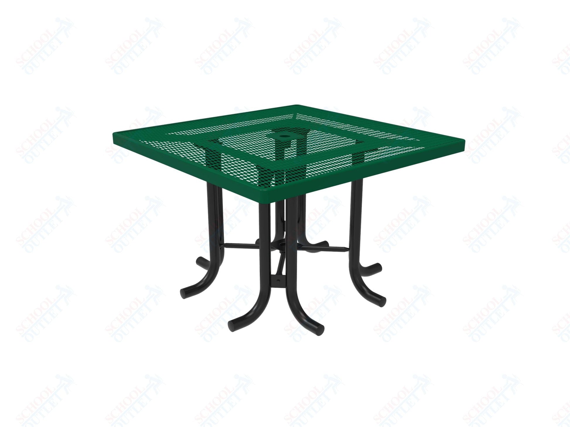 MyTcoat 46" Square Patio Picnic Table - No Seats - 46"W x 46"D x 30"H (MYT - TPS46 - 66) - SchoolOutlet