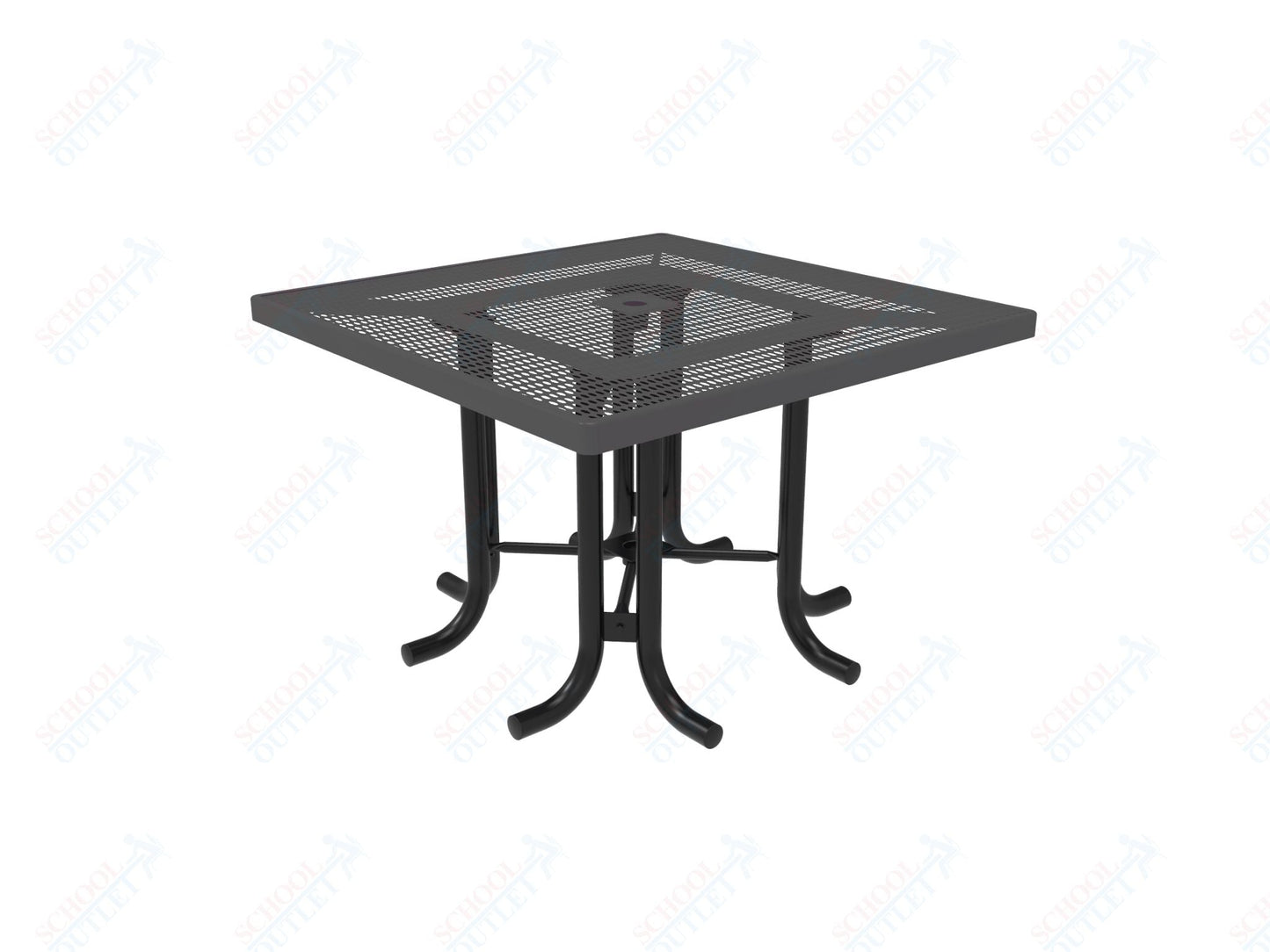 MyTcoat 46" Square Patio Picnic Table - No Seats - 46"W x 46"D x 30"H (MYT - TPS46 - 66) - SchoolOutlet