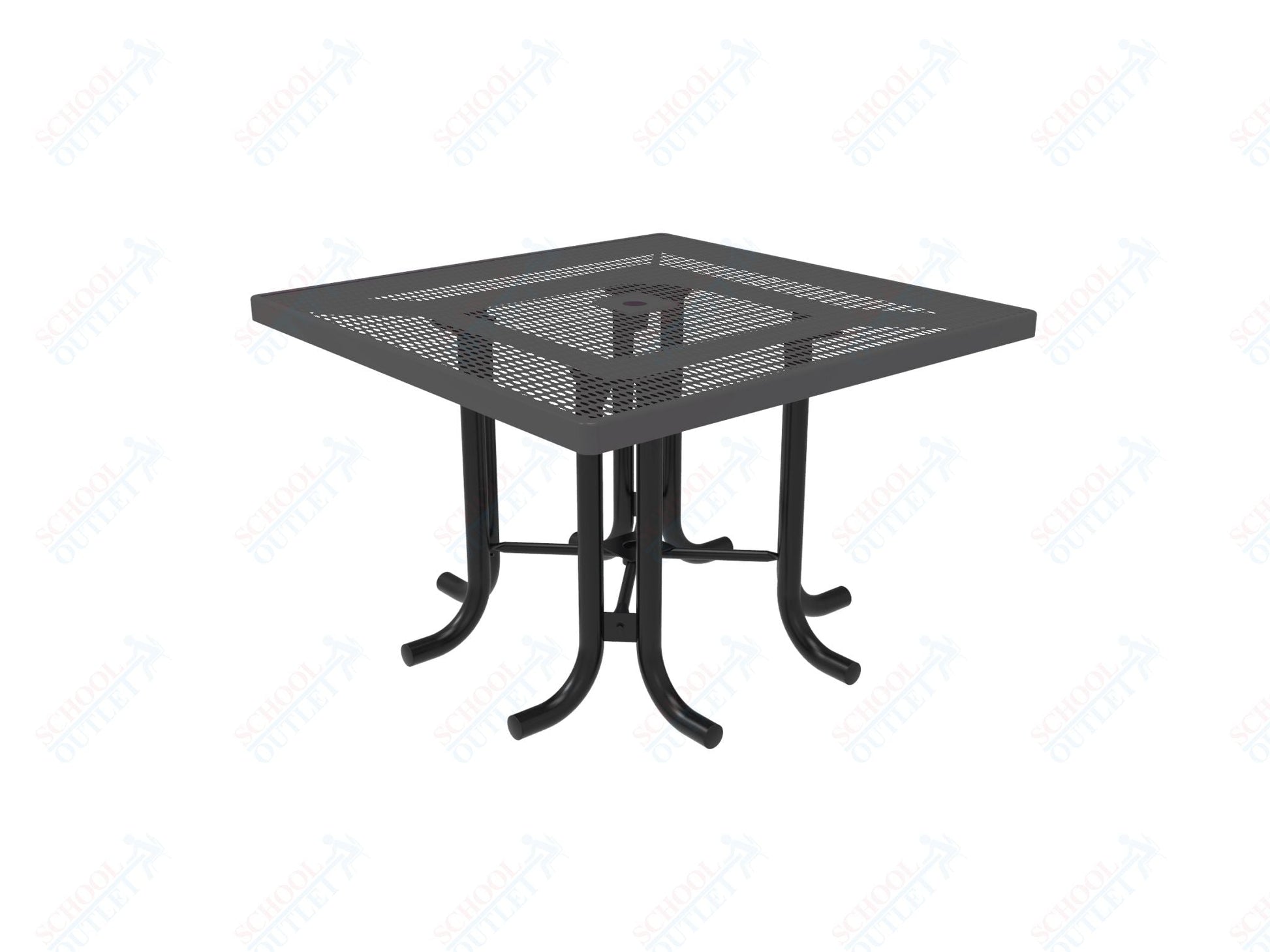 MyTcoat 46" Square Patio Picnic Table - No Seats - 46"W x 46"D x 30"H (MYT - TPS46 - 66) - SchoolOutlet