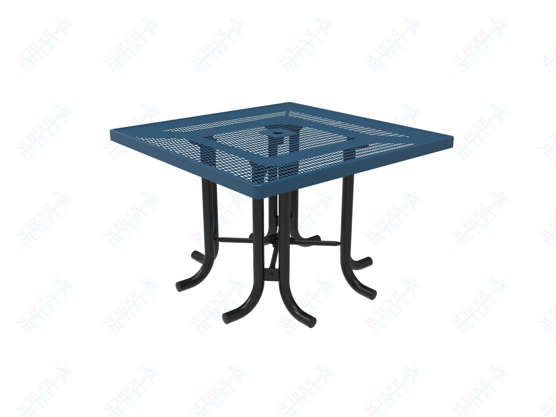 MyTcoat 46" Square Patio Picnic Table - No Seats - 46"W x 46"D x 30"H (MYT - TPS46 - 66) - SchoolOutlet