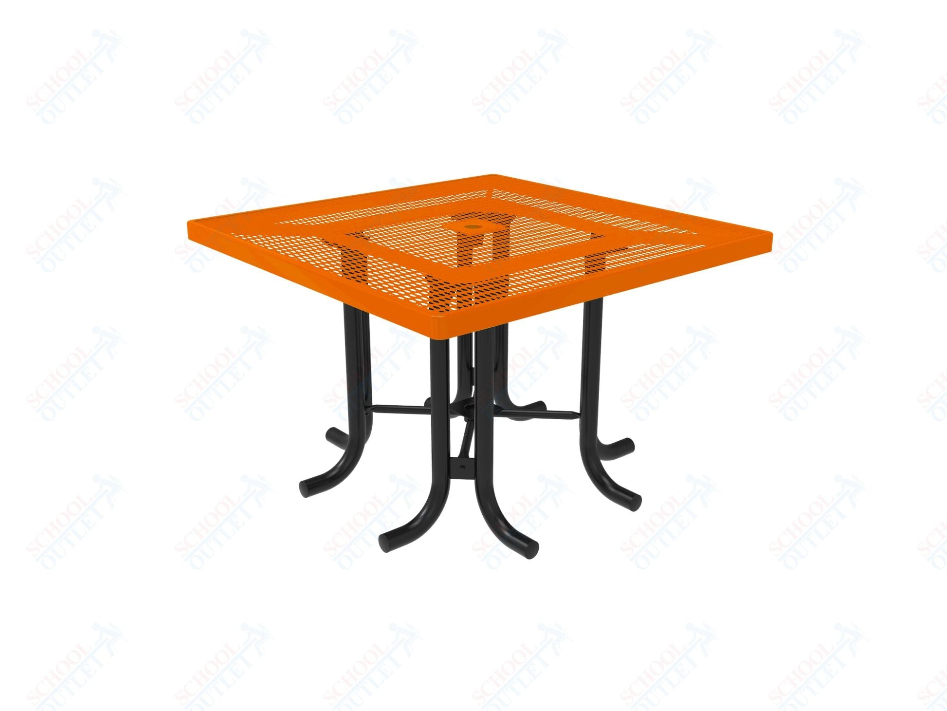 MyTcoat 46" Square Patio Picnic Table - No Seats - 46"W x 46"D x 30"H (MYT - TPS46 - 66) - SchoolOutlet
