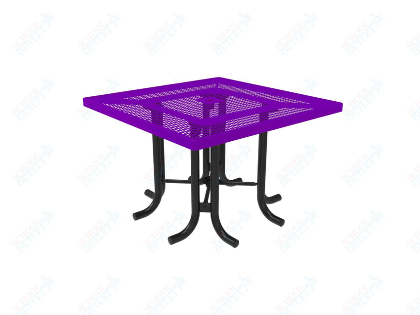MyTcoat 46" Square Patio Picnic Table - No Seats - 46"W x 46"D x 30"H (MYT - TPS46 - 66) - SchoolOutlet
