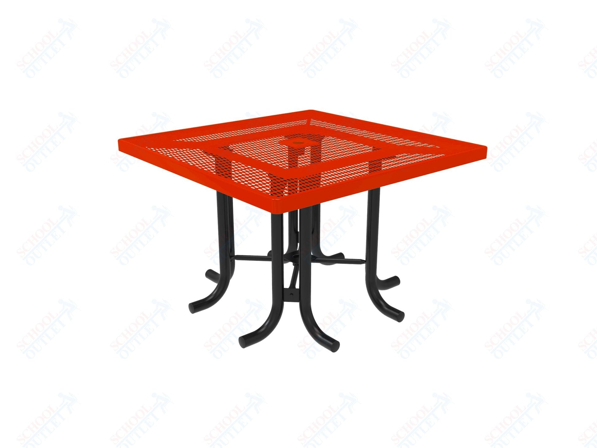 MyTcoat 46" Square Patio Picnic Table - No Seats - 46"W x 46"D x 30"H (MYT - TPS46 - 66) - SchoolOutlet