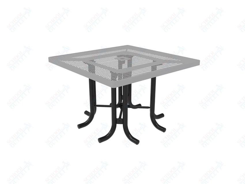 MyTcoat 46" Square Patio Picnic Table - No Seats - 46"W x 46"D x 30"H (MYT - TPS46 - 66) - SchoolOutlet