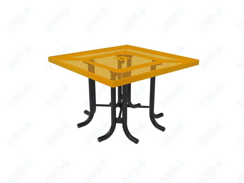MyTcoat 46" Square Patio Picnic Table - No Seats - 46"W x 46"D x 30"H (MYT - TPS46 - 66) - SchoolOutlet
