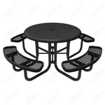 MyTcoat MYT - TRS46 46″ Round Solid Top Portable Picnic Table (78