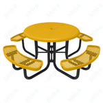 MyTcoat MYT - TRS46 46″ Round Solid Top Portable Picnic Table (78