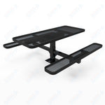 MyTcoat MYT - TRT06 - 07 6′ Rectangular Pedestal Picnic Table with Surface Mount (72
