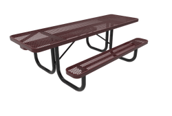 MyTcoat MYT-TRT08 8' Rectangular Portable Picnic Table (94"W x 60"D x 30"H)