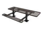 MyTcoat MYT-TRT08-09-001 8' Rectangular Double Pedestal Picnic Table with Surface Mount and ADA Accessible (96