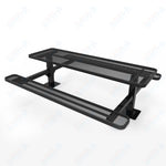 MyTcoat MYT - TRT08 - 09 8′ Rectangular Double Pedestal Picnic Table with Surface Mount (96