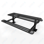 MyTcoat MYT - TRT08 - 09 8′ Rectangular Double Pedestal Picnic Table with Surface Mount (96