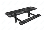 MyTcoat MYT - TRT08 - 08 8′ Rectangular Double Pedestal Picnic Table with Inground Mount (96