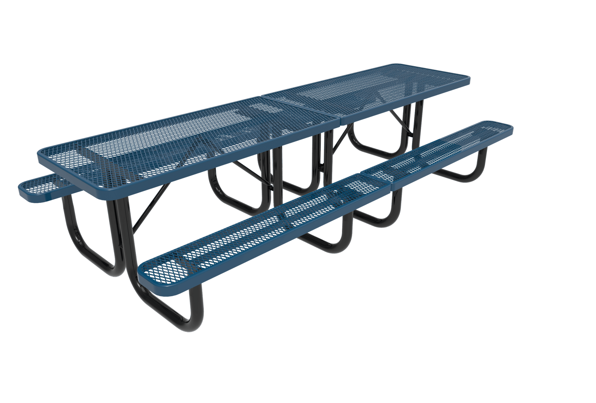 MyTcoat MYT-TRT10 10′ Rectangular Portable Picnic Table with 2- 5′ Sections (120"W x 60"D x 30"H) - SchoolOutlet