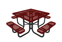 MyTcoat MYT-TSQ46 46″ Square Portable Picnic Table (76"W x 76"D x 30"H)
