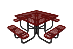 MyTcoat MYT-TSQ46 46″ Square Portable Picnic Table (76"W x 76"D x 30"H)