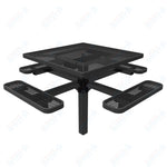 MyTcoat MYT - TSQ46 - 12 46‰Û_ Square Pedestal Picnic Table With Inground Mount (76