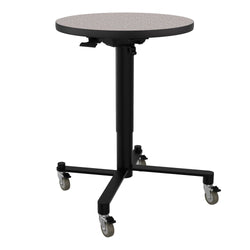 NPS Air-Lift Flipping Top Nesting Cafe Table, 24" Round (NPS-ACT124)