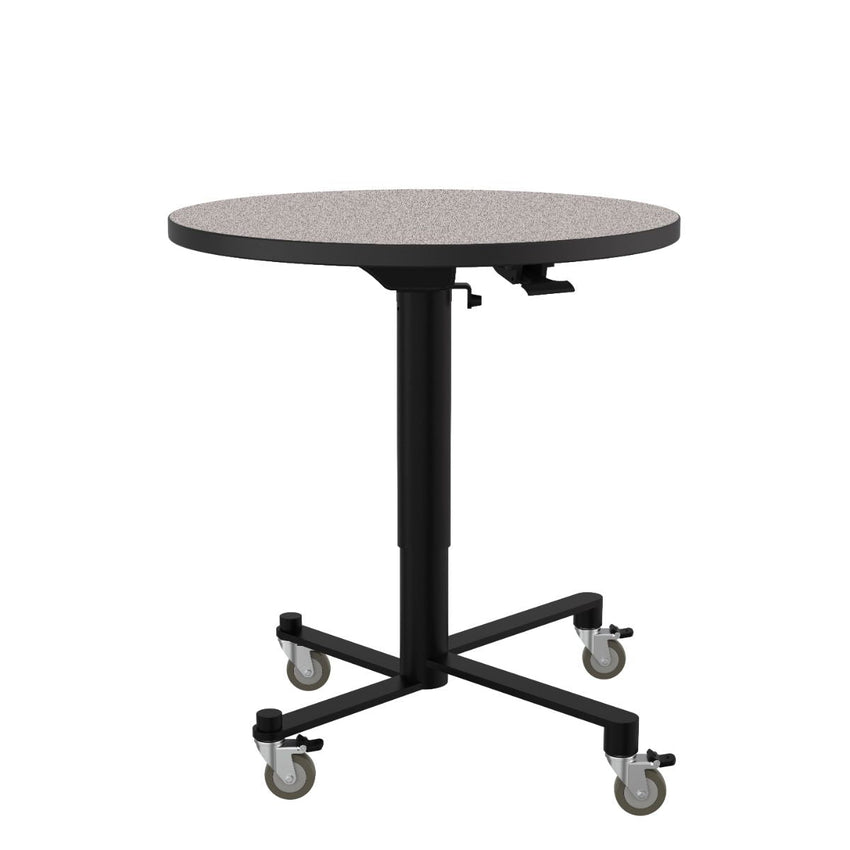 NPS Air - Lift Flipping Top Nesting Cafe Table, 30" Round (NPS - ACT130) - SchoolOutlet