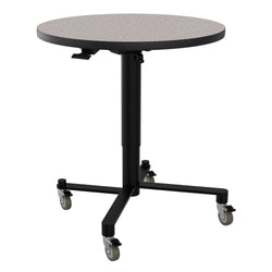 NPS Air-Lift Flipping Top Nesting Cafe Table, 30" Round (NPS-ACT130)