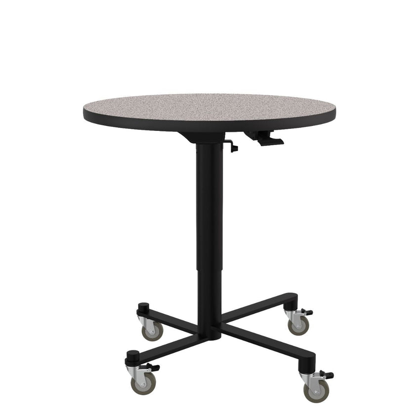 NPS Air - Lift Flipping Top Nesting Cafe Table, 30" Round (NPS - ACT130) - SchoolOutlet