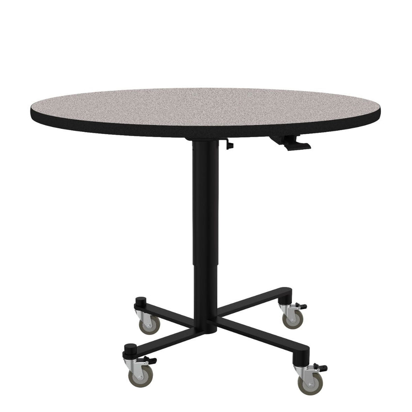 NPS Air - Lift Flipping Top Nesting Cafe Table, 42" Round (NPS - ACT142) - SchoolOutlet