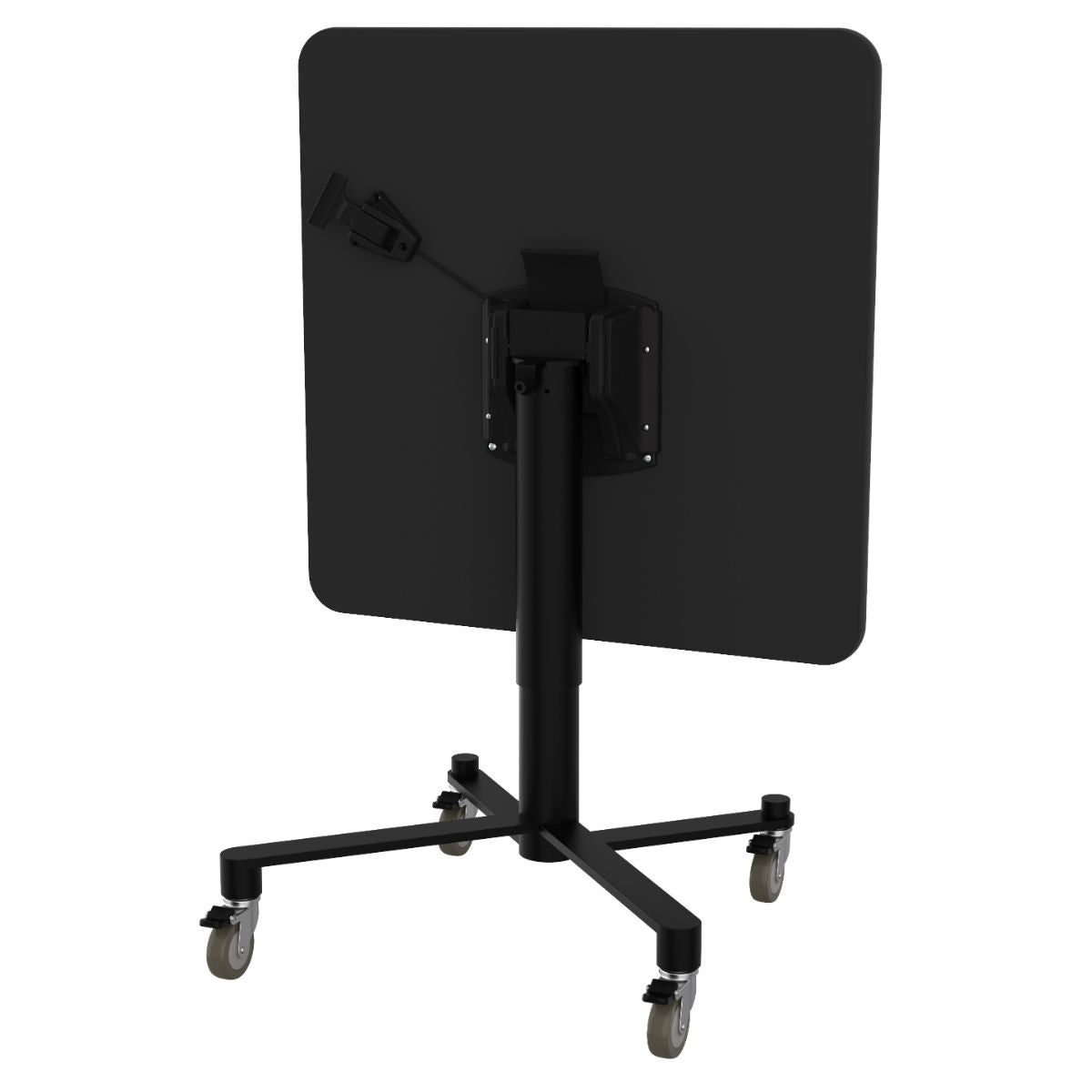 NPS Air - Lift Flipping Top Nesting Cafe Table, 30" Square, Whiteboard Top, Mdf Core, Protect Edge (NPS - ACT330MDPEWB) - SchoolOutlet