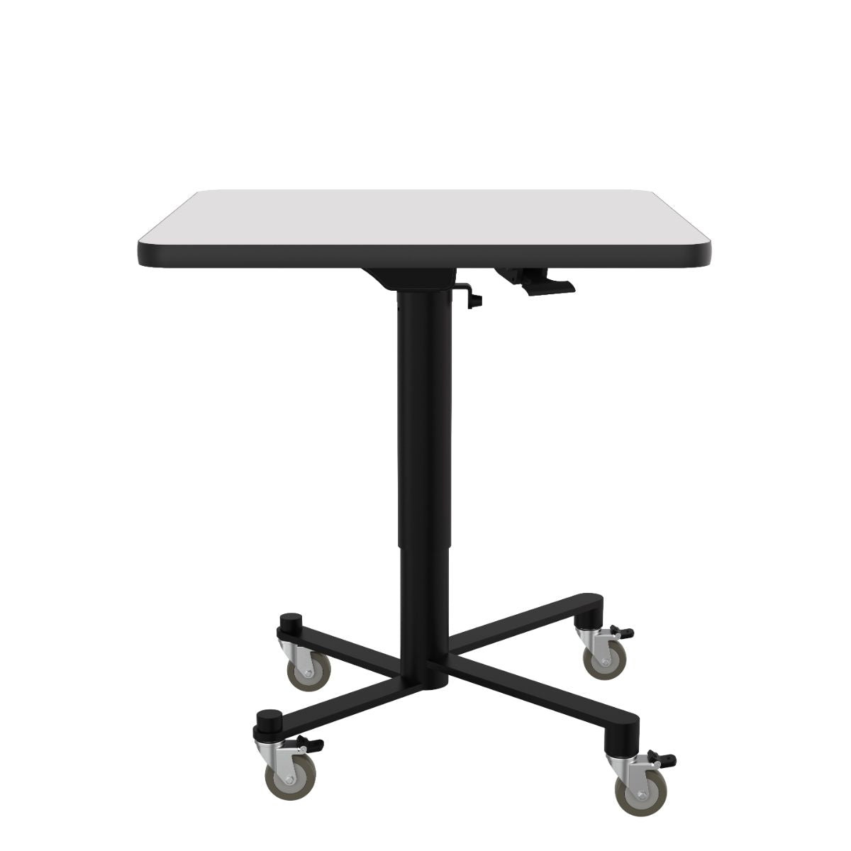 NPS Air - Lift Flipping Top Nesting Cafe Table, 30" Square, Whiteboard Top, Mdf Core, Protect Edge (NPS - ACT330MDPEWB) - SchoolOutlet