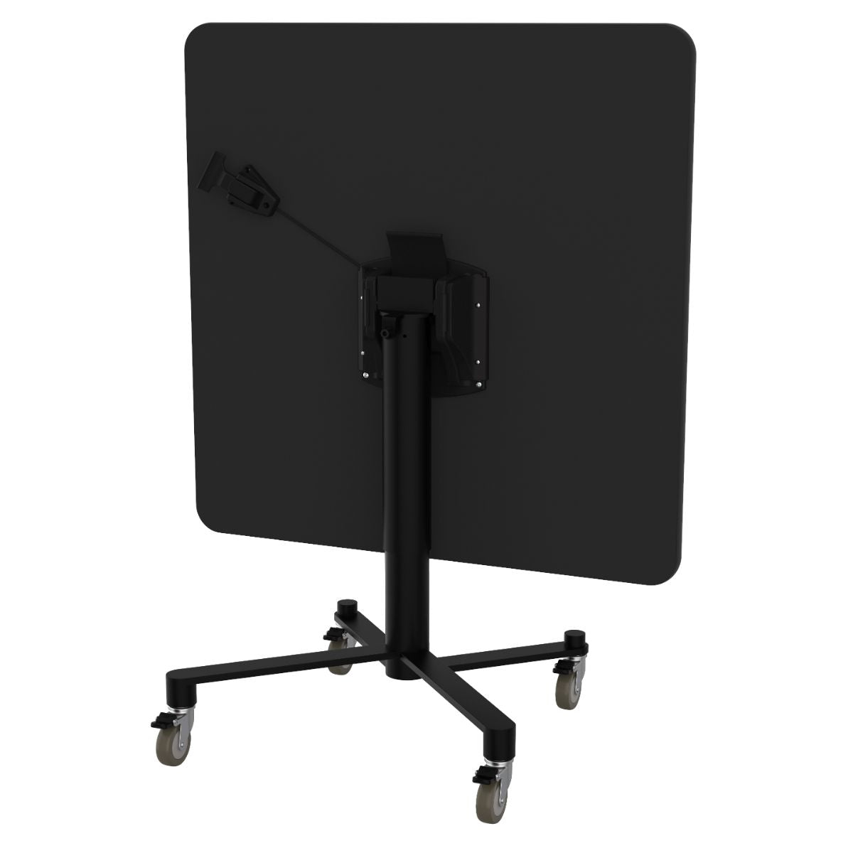 NPS Air - Lift Flipping Top Nesting Cafe Table, 36" Square, Whiteboard Top, Mdf Core, Protect Edge (NPS - ACT336MDPEWB) - SchoolOutlet