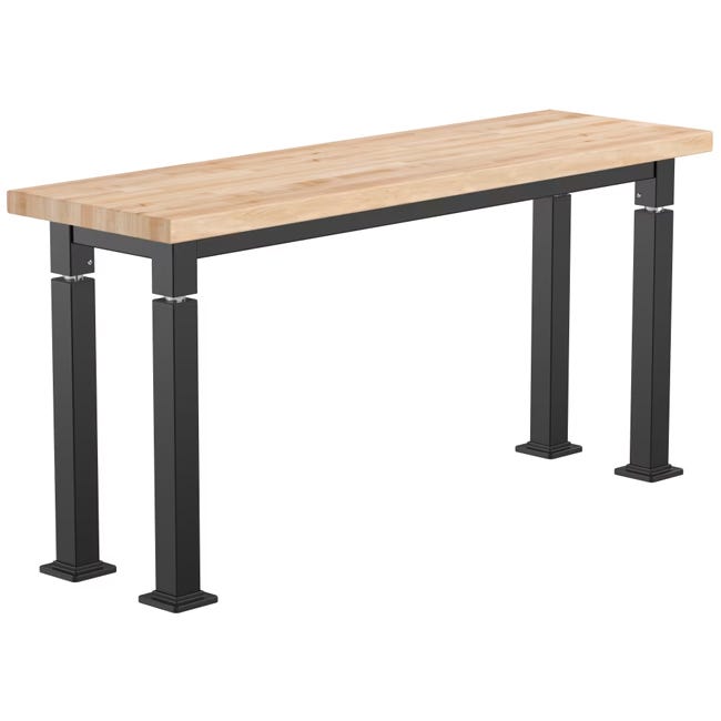 NPS Aero - Lift Steel Frame Adjustable Height Table: Versatile for School, Science Lab, Game Center 18" W x 60" L (NPS - ALT10 - XX - 1860) - SchoolOutlet
