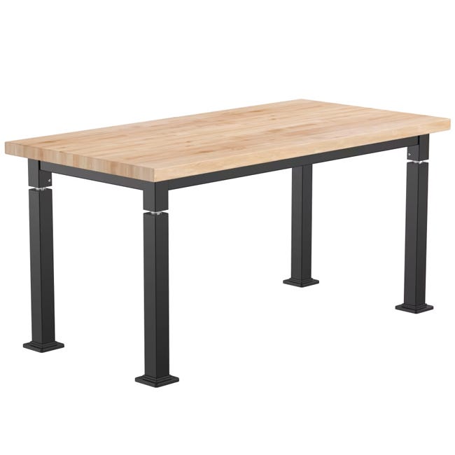 NPS Aero - Lift Steel Frame Adjustable Height Table: Versatile for School, Science Lab, Game Center 30" W x 60" L (NPS - ALT10 - XX - 3060) - SchoolOutlet