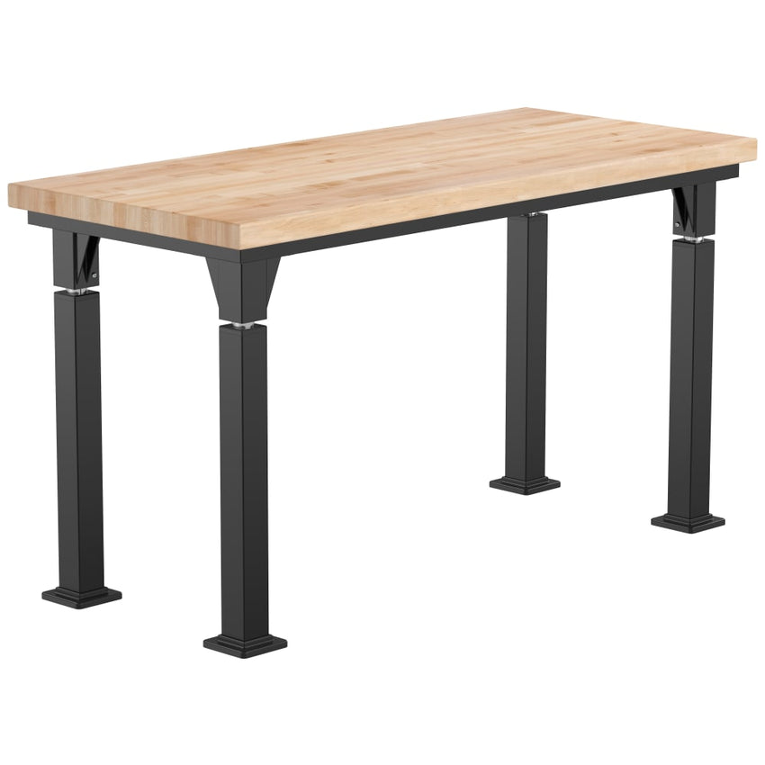 National Public Seating Heavy Duty Table with Aero - Lift Legs Signature Frame 24"W x 54"L x 27 - 42"H (NPS - ALT10 - SI - 2454X) - SchoolOutlet
