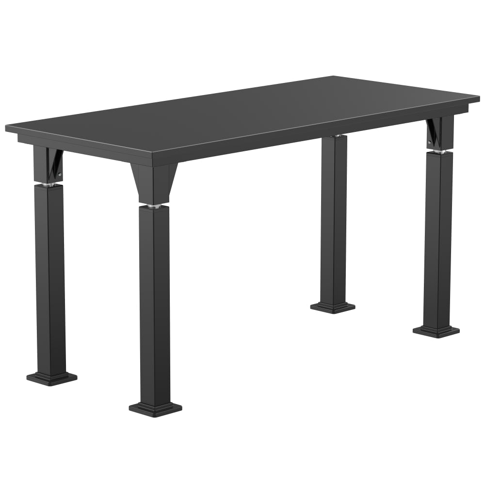 National Public Seating Heavy Duty Table with Aero - Lift Legs Signature Frame 24"W x 54"L x 27 - 42"H (NPS - ALT10 - SI - 2454X) - SchoolOutlet
